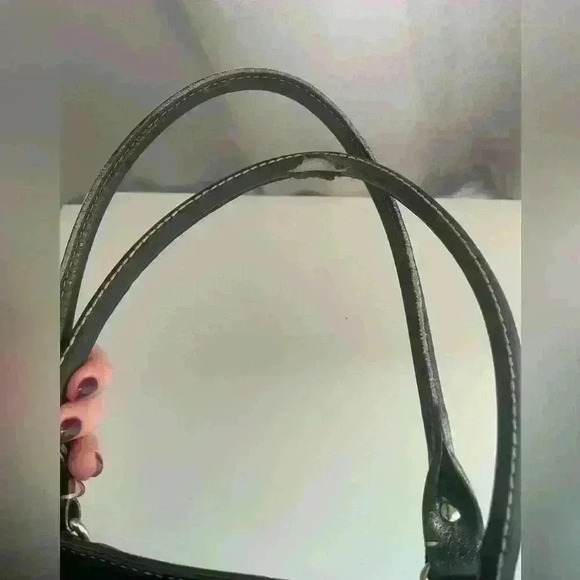 KATE SPADE NEW YORK MEDIUM SATCHEL TOTE PURSE BLACK LEATHER (PROJECT!!!) - Picture 5 of 16